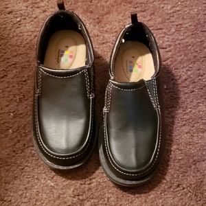 Boys black dress shoes